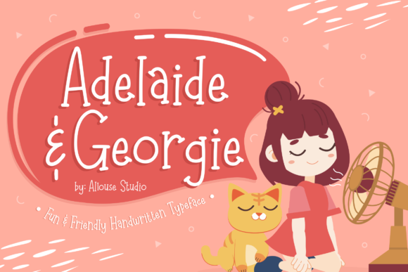 Adelaide Georgie: A Friendly Display Font for Creative Branding Projects