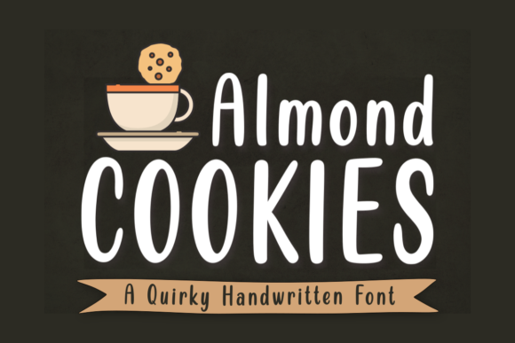 Almond Cookies: A Playful Display Font for Colorful Editorial Design