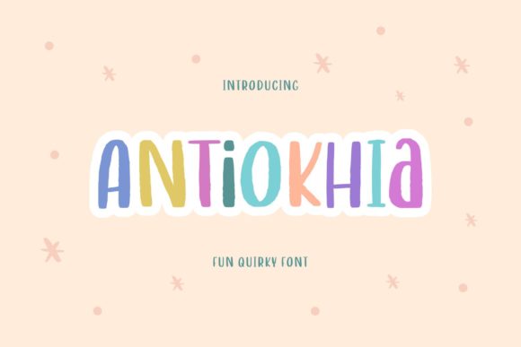 Antiokhia Font for Playful, Professional Branding