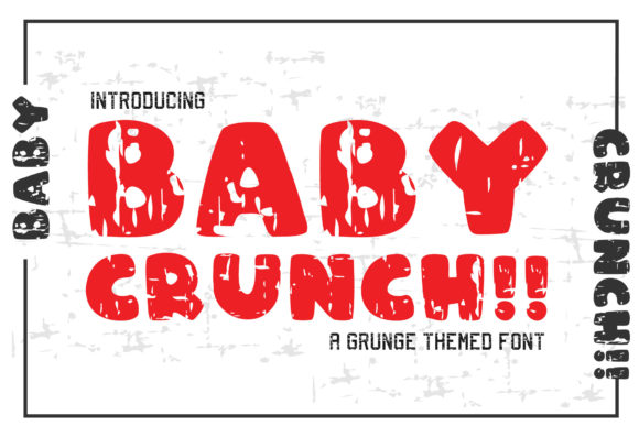 Baby Crunch Font: Bold Display Typography for Editorial Design