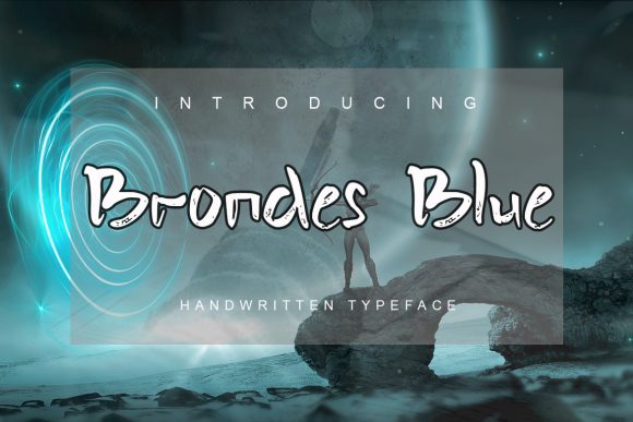 Brondes Blue: A Cool and Friendly Display Font for Modern Editorial Design