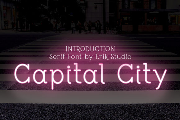 Capital City Display Font for Bold Digital Branding