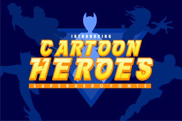 Cartoon Heroes: A Bold Display Font for Creative Editorial Projects