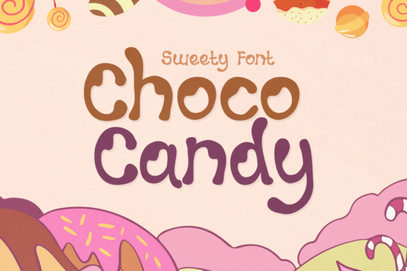 Choco Candy: A Playful Display Font for Crafters and Product Designers