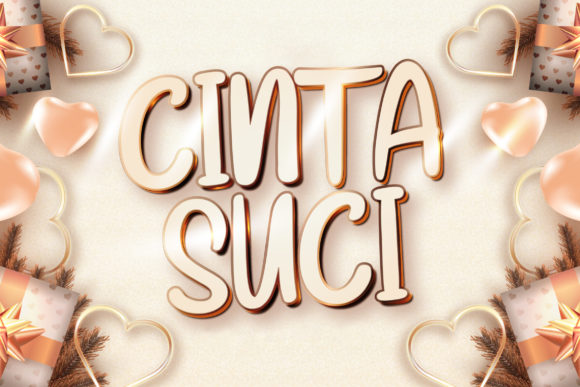Cinta Suci Font for Modern Playful Branding