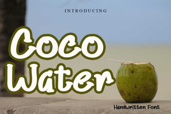 Coco Water Font: A Quirky, Sweet Display Font for Playful Branding