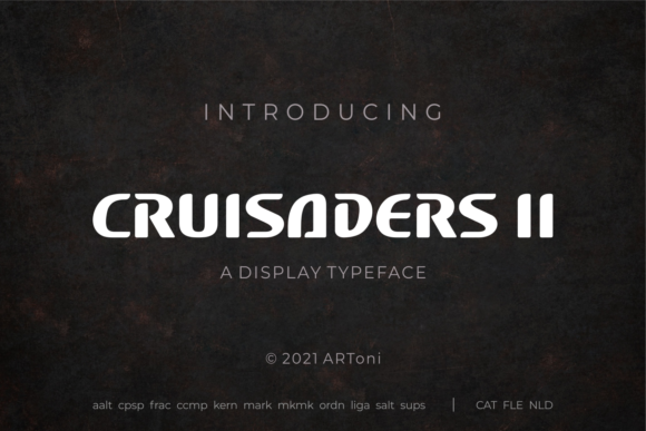 Cruisader II Display Font for Bold Brand Identity
