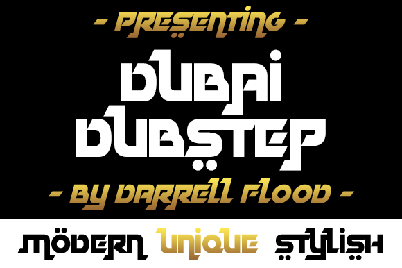 Dubai Dubstep: A Futuristic Arabic Display Font for Bold Branding