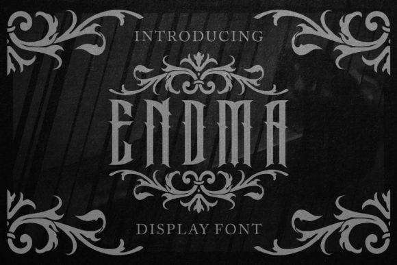 Endma: A Bold Display Font for Editorial Clarity and Charm