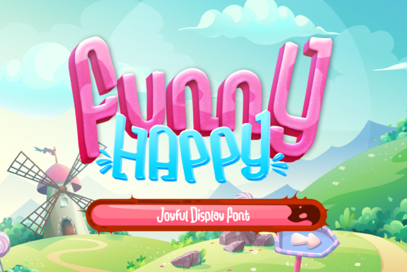 Funny Happy Font: A Playful Display Typeface for Kids’ Content