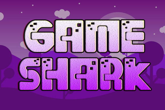 Game Shark: A Playful Display Font for Creative Branding Projects