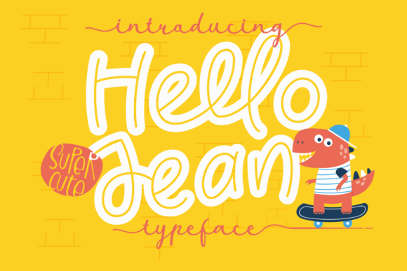Hello Jean Font: A Fun & Friendly Display Typeface