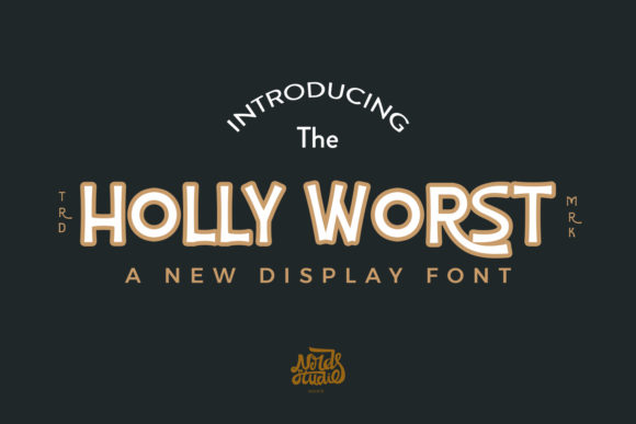 Holly Worst: A Vintage Display Font for Elegant Web Design