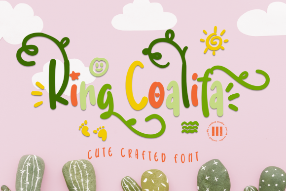 King Coalifa: A Cute Crafted Display Font for Web and Digital Branding