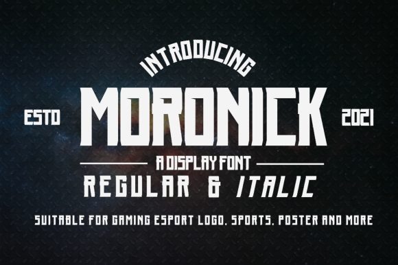 Moronick: A Modern Display Font for Handmade Labels, Invitations & Creative Packaging