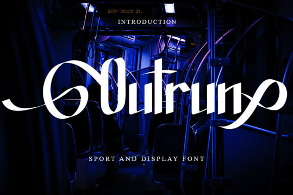 Outrun Font: A Designer’s Take on Trendy Display Type