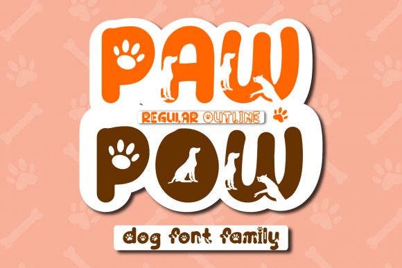 Paw Pow: A Cute Display Font for Business Branding