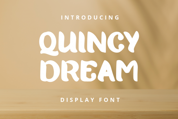 Quincy Dream: A Smooth & Elegant Display Font for Makers and Designers