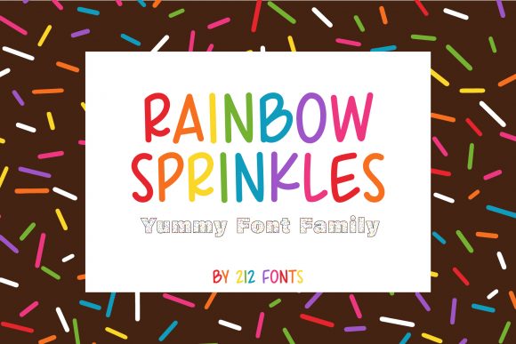 Rainbow Sprinkles: A Playful Display Font for Children’s Campaigns and School Projects