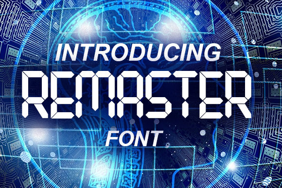 Remaster Display Font for Bold Digital Campaigns