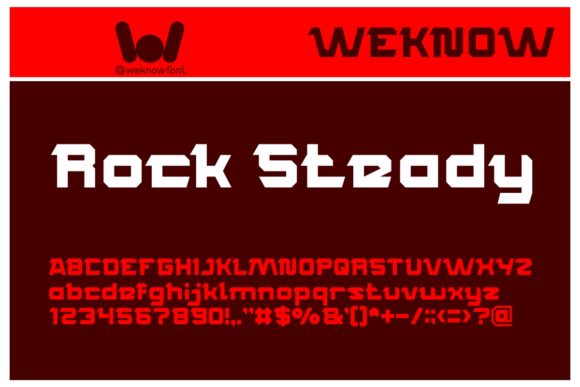 Rocksteady Display Font for Fresh, Quirky Branding