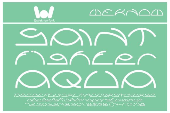 Saint Fighter Aqua Font for Handmade Creators