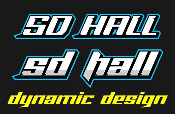 Sd Hall: A Modern Display Font for Bold Brand Identity