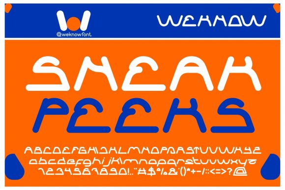 Sneak Peeks: A Stylish Display Font for Fashion and Editorial Design