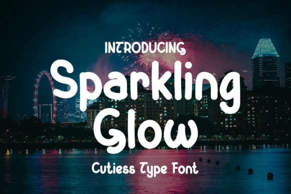 Sparkling Glow Font for Friendly, Fashion-Forward Branding