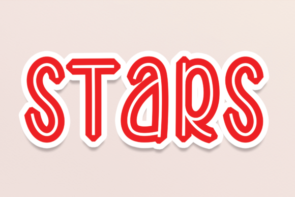 Stars Display Font for Bold, Trendy Branding