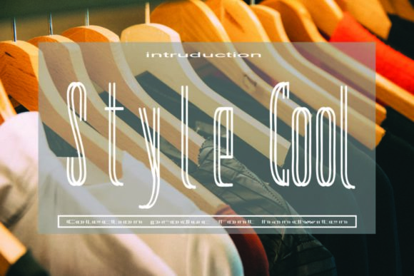 Style Cool: A Modern Display Font for Handmade Labels, Invitations & More