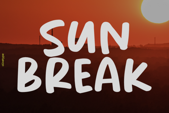 Sunbreak: A Chunky Display Font for Urban-Inspired Campaign Design