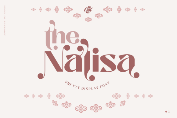 The Nalisa: A Stylish Display Font for Small Business Branding